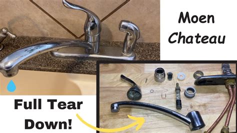 how to take a moen kitchen faucet apart|Moen Style Kitchen Faucet Repair And Rebuild